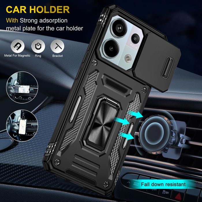 Ударостійкий чохол Camshield Army Ring для Xiaomi Redmi Note 13 4G