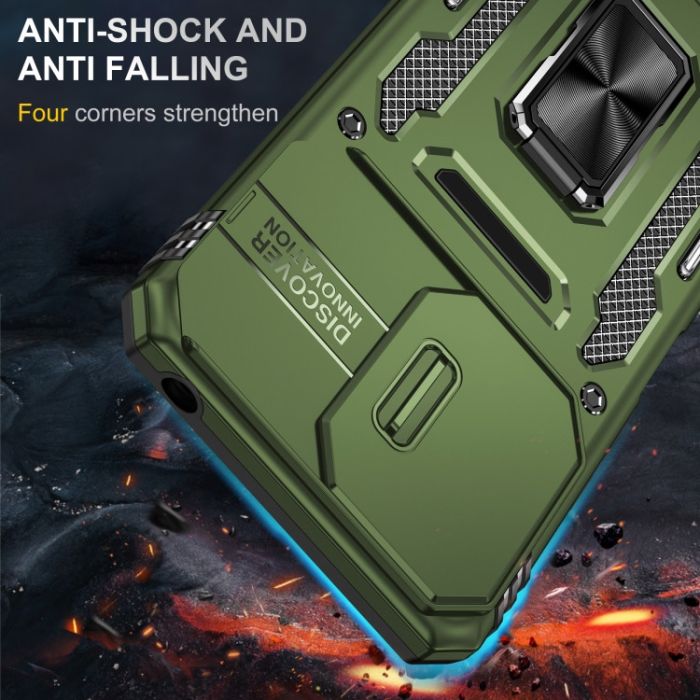 Ударостійкий чохол Camshield Army Ring для Xiaomi Poco X6 / Note 13 Pro 5G