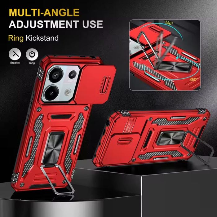 Ударостійкий чохол Camshield Army Ring для Xiaomi Poco X6 Pro