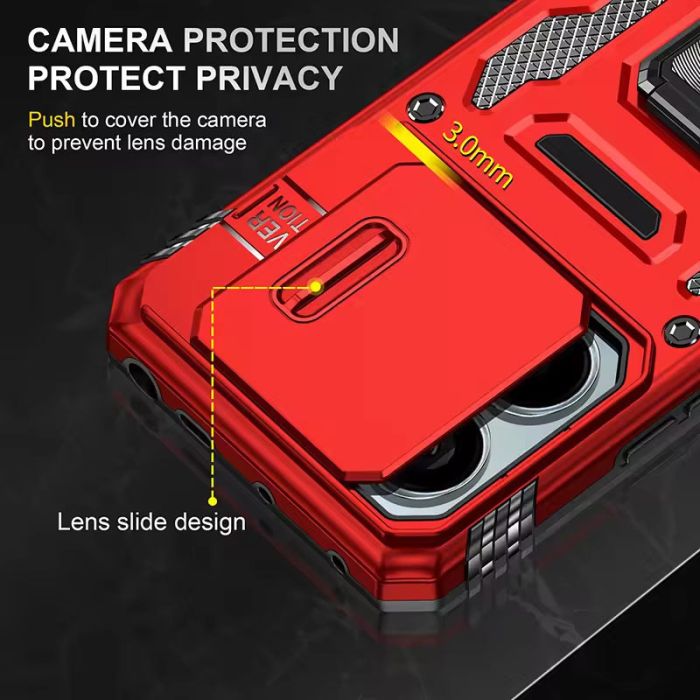 Ударостійкий чохол Camshield Army Ring для Xiaomi Poco X6 Pro
