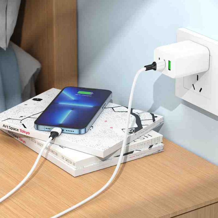 Дата кабель Borofone BX84 Rise Type-C to Lightning 20W (1m)