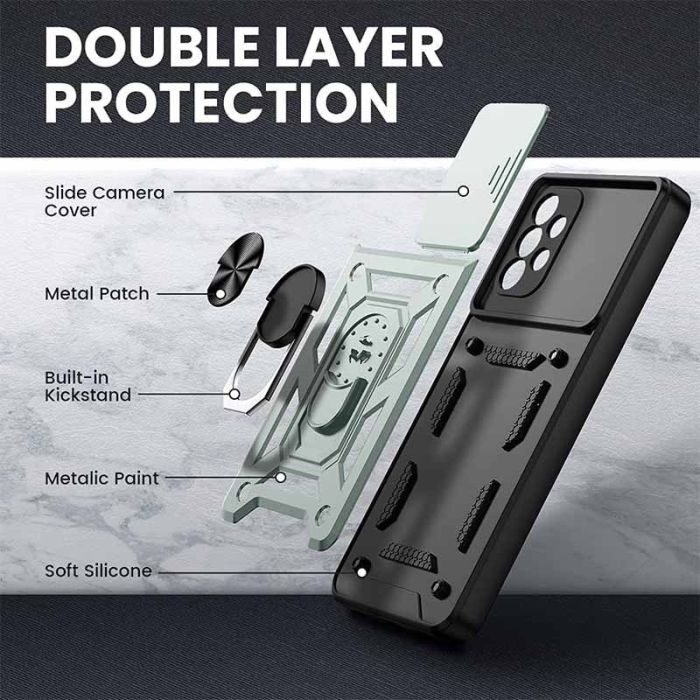 Ударостійкий чохол Camshield Serge Ring для Samsung Galaxy A72 4G / A72 5G