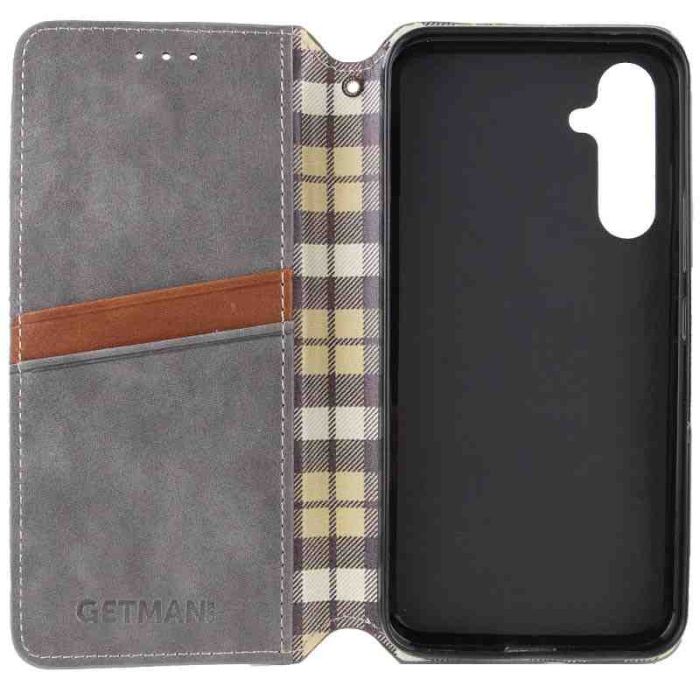 Шкіряний чохол книжка GETMAN Cubic (PU) для Samsung Galaxy M34 5G