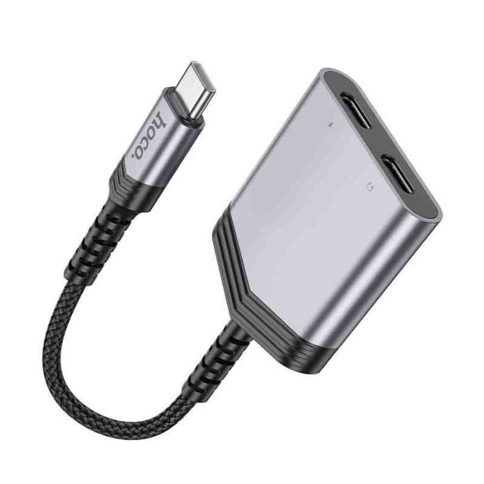 Перехідник Hoco LS40 Type-C to dual Type-C