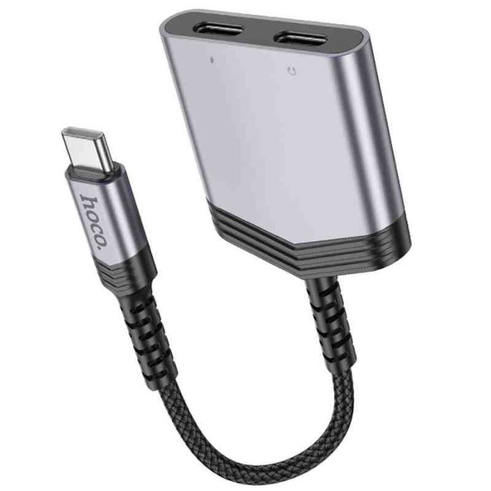 Перехідник Hoco LS40 Type-C to dual Type-C