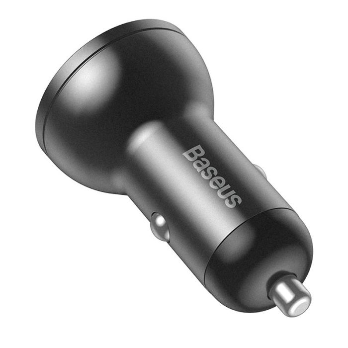 АЗП Baseus Digital Display 4.8A 24W (2USB-A) (CCBX)