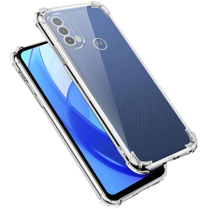 TPU чохол GETMAN Ease logo посилені кути Full Camera для Motorola Moto E40 / E30