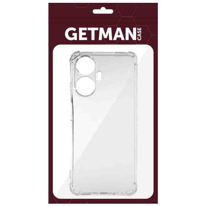 TPU чохол GETMAN Ease logo посилені кути Full Camera для Realme 10 Pro+