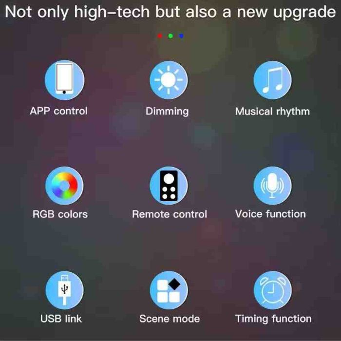 Підлогова кутова LED лампа RGB SAL-005B 120cm Bluetooth USB with app