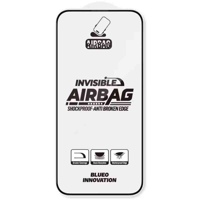 Захисне 3D скло Blueo Invisible Airbag Anti-broken для Apple iPhone 14 Pro Max / 15 Plus /16 Plus