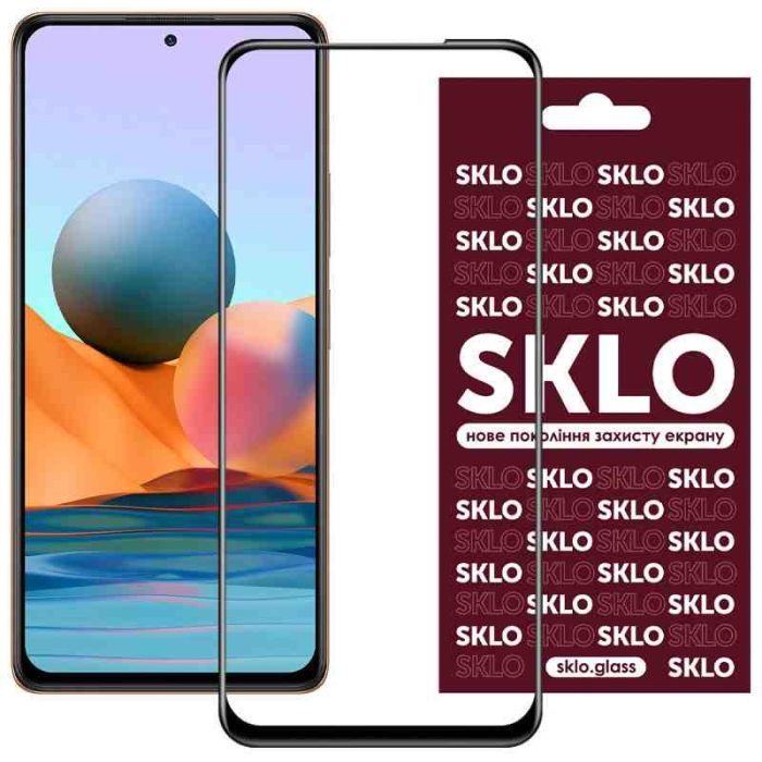 Захисне скло SKLO 3D для Xiaomi Redmi Note 10 Pro