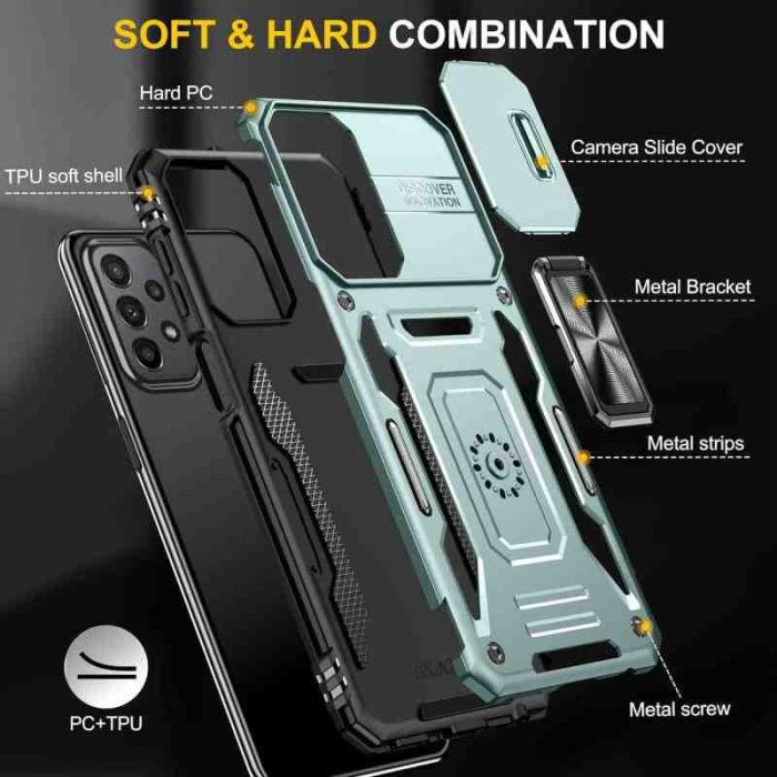 Ударостійкий чохол Camshield Army Ring для Samsung Galaxy A23 4G