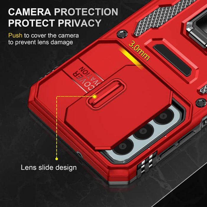 Ударостійкий чохол Camshield Army Ring для Samsung Galaxy A15 4G/5G