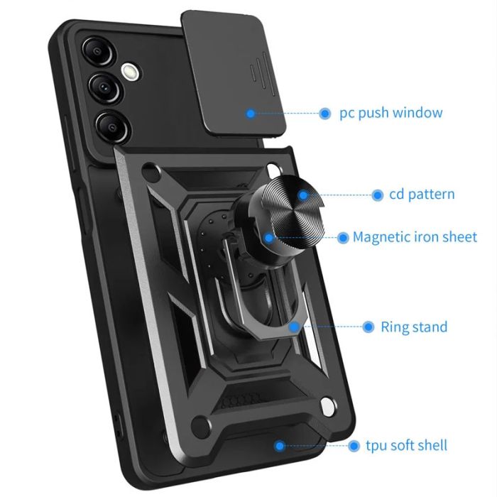 Ударостійкий чохол Camshield Serge Ring для Samsung Galaxy A24 4G