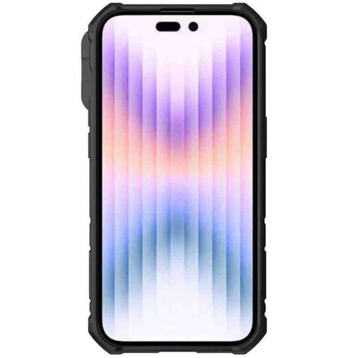 TPU+PC чохол Nillkin CamShield Armor Pro no logo (шторка на камеру) для Apple iPhone 14 Pro Max