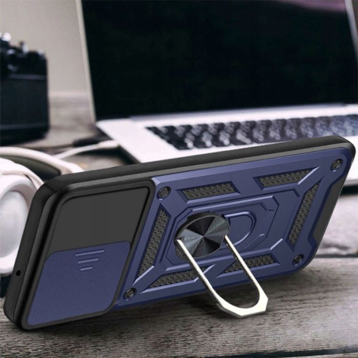 Ударостійкий чохол Camshield Serge Ring для Xiaomi Poco M6 Pro 5G