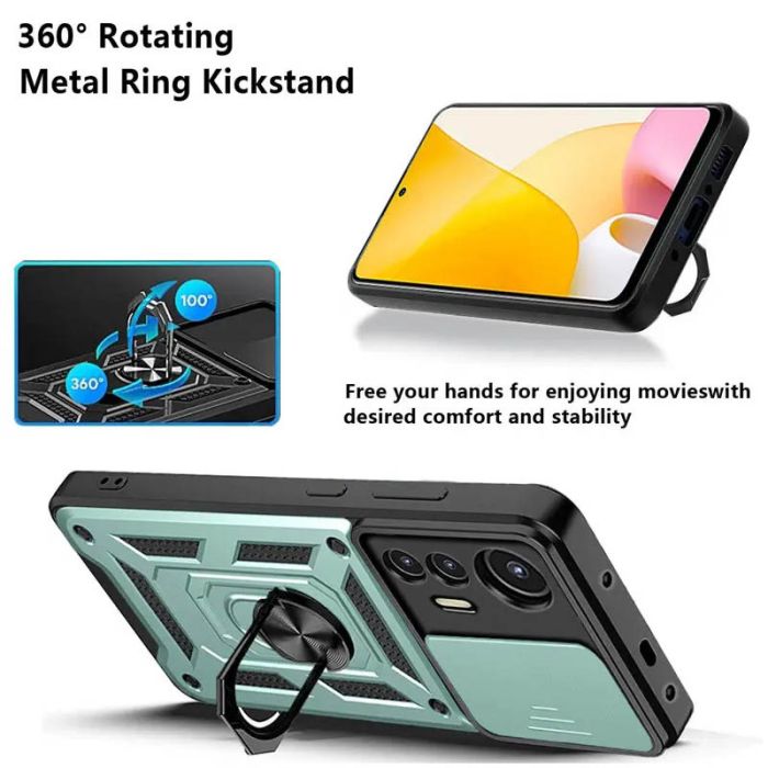 Ударостійкий чохол Camshield Serge Ring для Xiaomi Redmi Note 12S