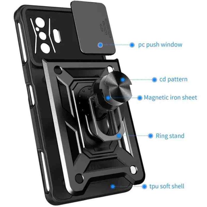 Ударостійкий чохол Camshield Serge Ring для Xiaomi Poco F4 GT