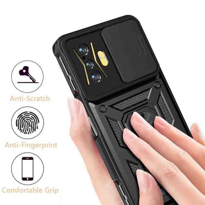 Ударостійкий чохол Camshield Serge Ring для Xiaomi Poco F4 GT