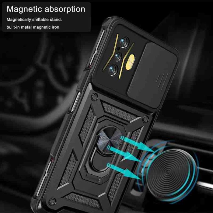 Ударостійкий чохол Camshield Serge Ring для Xiaomi Poco F4 GT