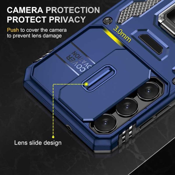 Ударостійкий чохол Camshield Army Ring для Samsung Galaxy S21+