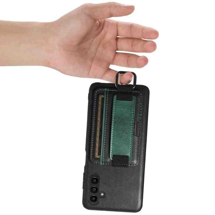 Шкіряний чохол Wallet case and straps для Samsung Galaxy S24+
