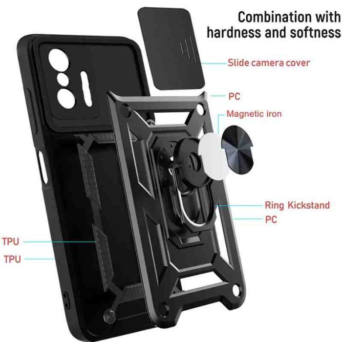 Ударостійкий чохол Camshield Serge Ring для Xiaomi 11T / 11T Pro