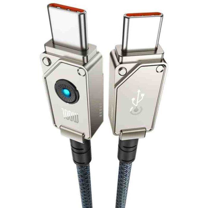 Дата кабель Baseus Unbreakable Series Fast Charging Type-C to Type-C 100W 1m (P10355800111-0)