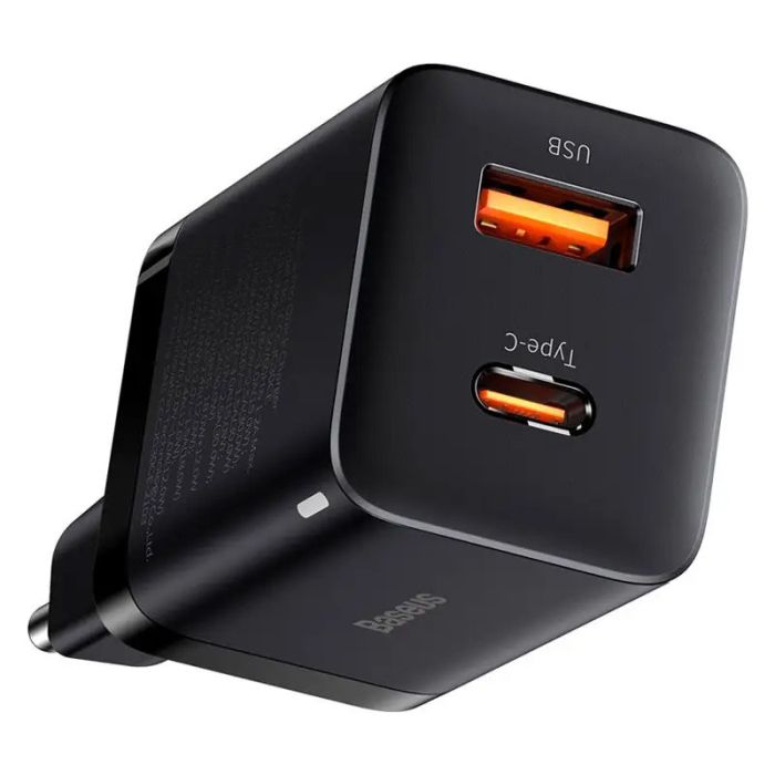 МЗП Baseus Super Si Pro Quick Charger 30W (1USB-A/1C) (CCSUPP-E)