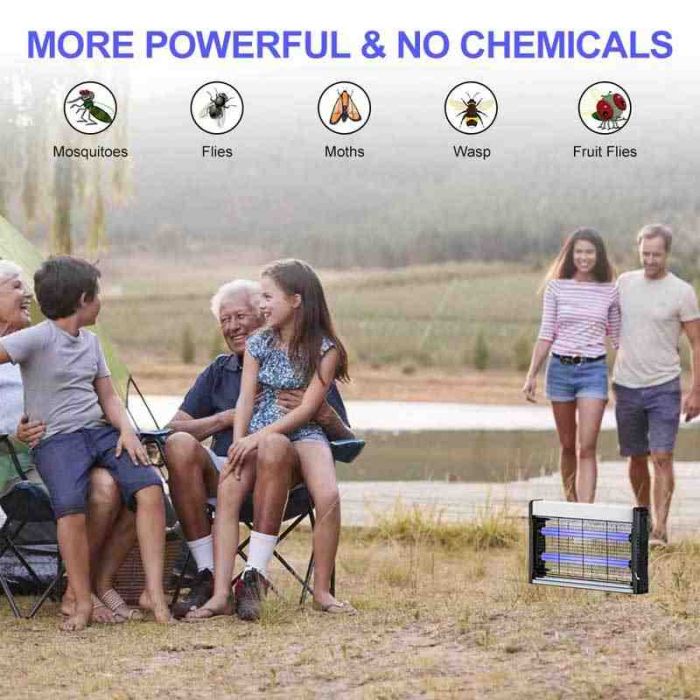 Пастка для комах з UV підсвічуванням Mosquito trap WD-243 2200V (39,5cm)
