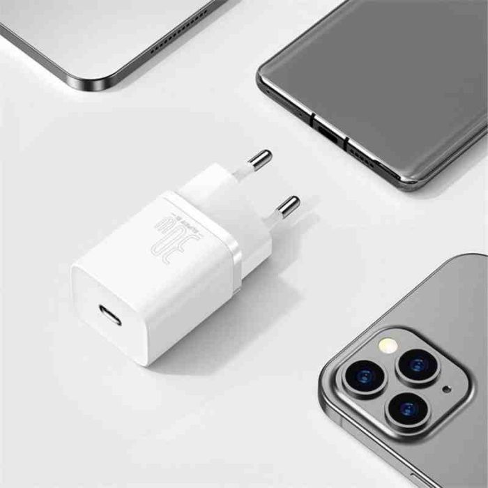 МЗП Baseus Super Si Quick Charger 30W (1USB-C) (CCSUP-J)