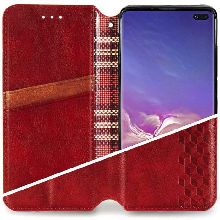 Шкіряний чохол книжка GETMAN Cubic (PU) для Xiaomi Mi 10T Lite / Redmi Note 9 Pro 5G
