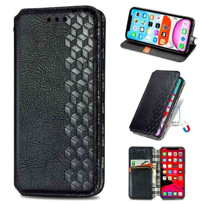 Шкіряний чохол книжка GETMAN Cubic (PU) для Xiaomi Mi 10T Lite / Redmi Note 9 Pro 5G