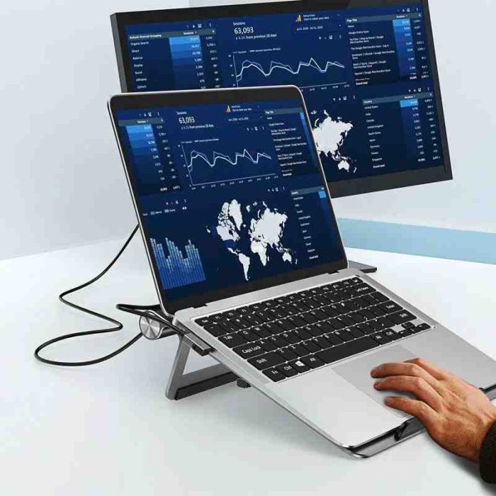 Підставка для ноутбуку + HUB WIWU 8 in 1 A821CH