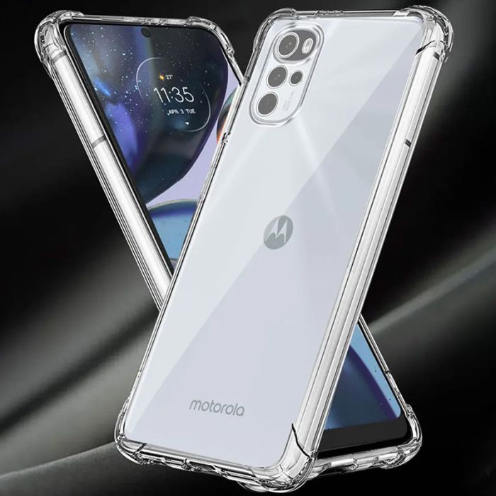 TPU чохол GETMAN Ease logo посилені кути Full Camera для Motorola Moto G22