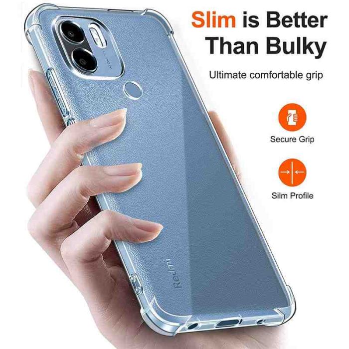 TPU чохол GETMAN Ease logo посилені кути Full Camera для Xiaomi Redmi A1+ / Poco C50 / A2+