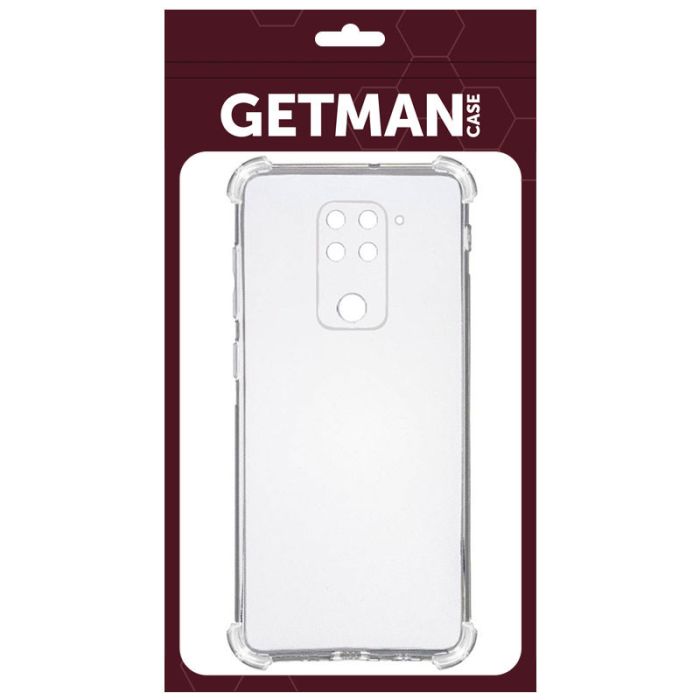 TPU чохол GETMAN Ease logo посилені кути Full Camera для Xiaomi Redmi Note 9 / Redmi 10X