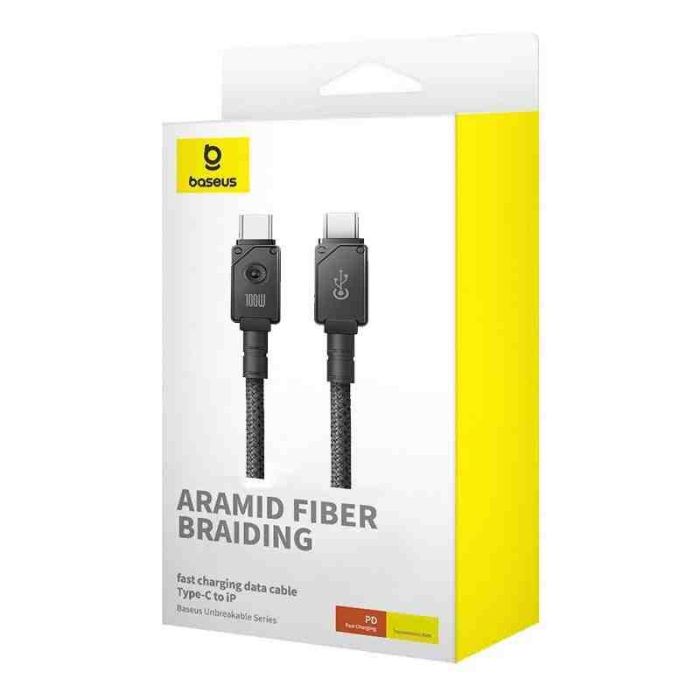 Дата кабель Baseus Unbreakable Series Fast Charging Type-C to Type-C 100W 1m (P10355800111-0)