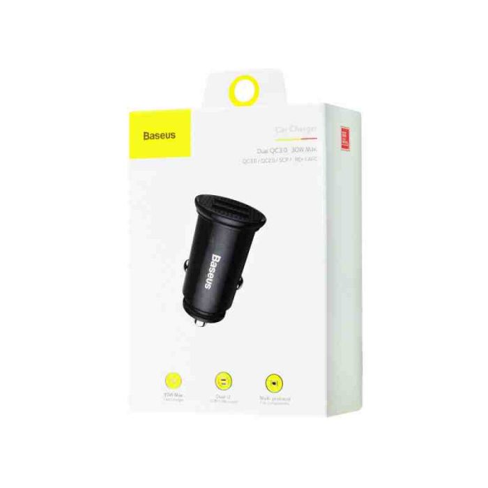 АЗП Baseus Circular Plastic QC3.0 30W (2USB-A) (CCALL-YD)