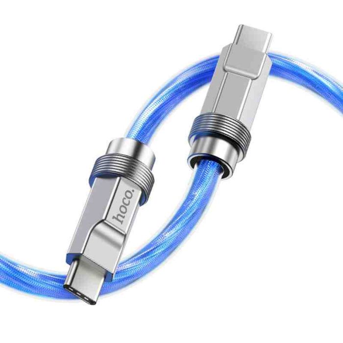 Дата кабель Hoco U113 Solid 100W Type-C to Type-C (1m)