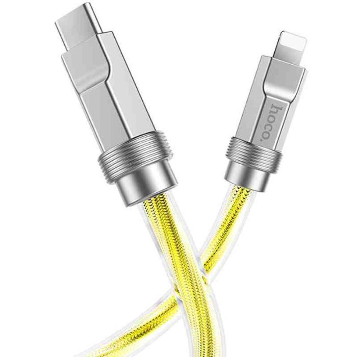 Дата кабель Hoco U113 Solid 20W Type-C to Lightning (1m)