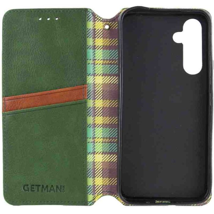 Шкіряний чохол книжка GETMAN Cubic (PU) для Samsung Galaxy A55