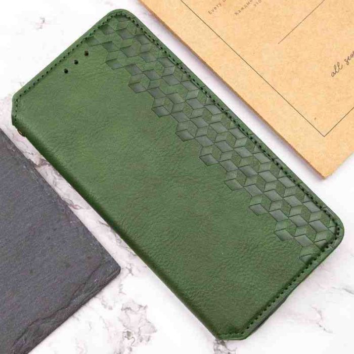 Шкіряний чохол книжка GETMAN Cubic (PU) для Samsung Galaxy A55