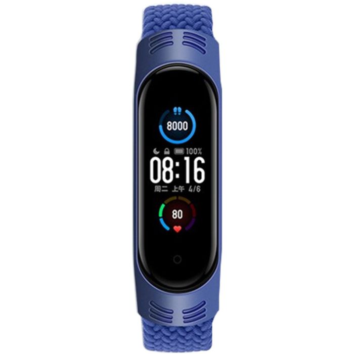 Тканинний монобраслет Braided Solo Loop для Xiaomi Mi Band 3/4/5/6 (S)