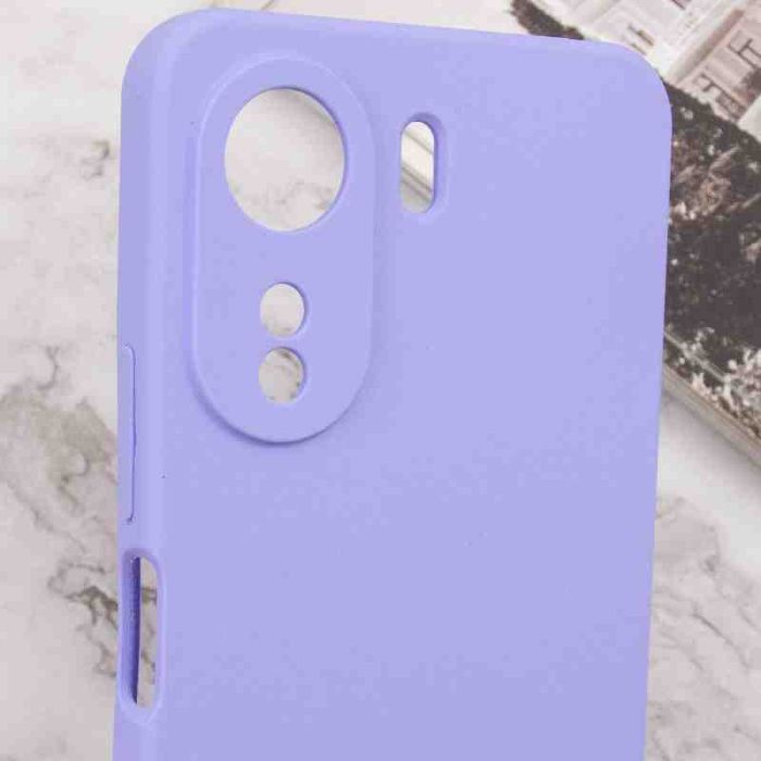 Чохол Silicone Cover Lakshmi Full Camera (AAA) with Logo для Xiaomi Redmi 13C / Poco C65
