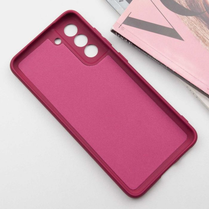 Чохол TPU GETMAN Liquid Silk Full Camera для Samsung Galaxy S21