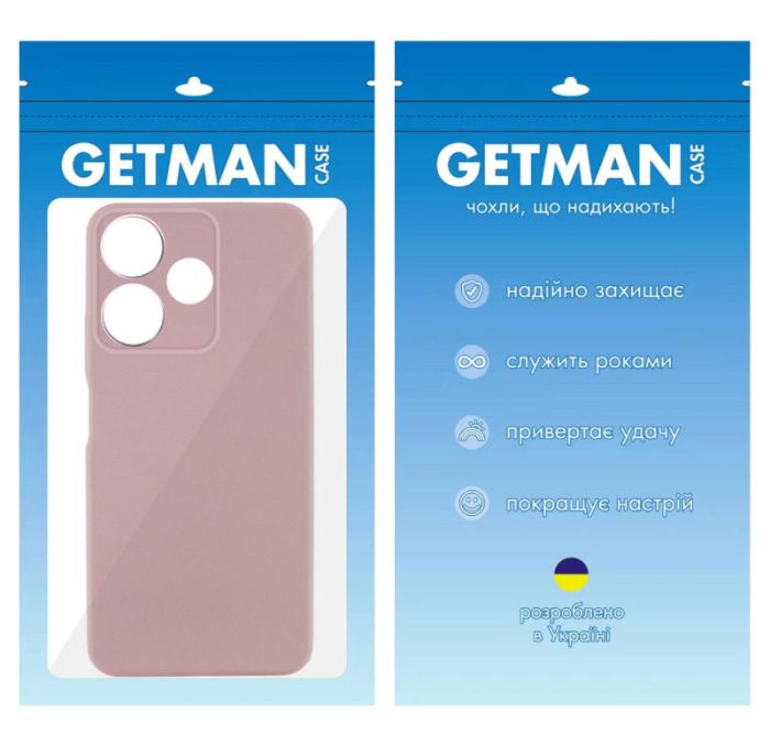 Чохол TPU GETMAN Liquid Silk Full Camera для Xiaomi Redmi 13 4G / Poco M6 4G