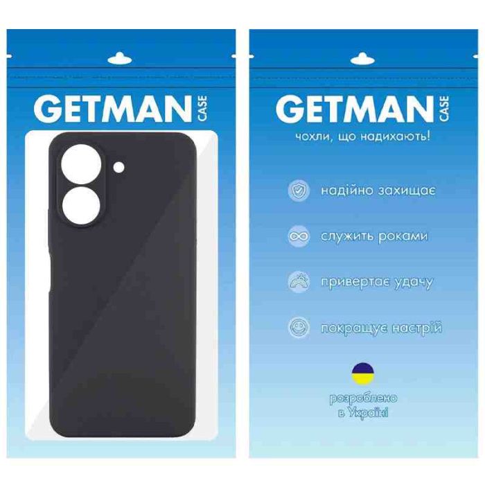 Чохол TPU GETMAN Liquid Silk Full Camera для Xiaomi Redmi 13C / Poco C65
