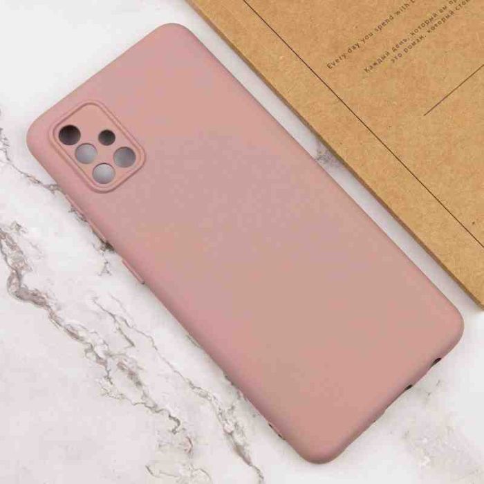 Чохол TPU GETMAN Liquid Silk Full Camera для Samsung Galaxy A71