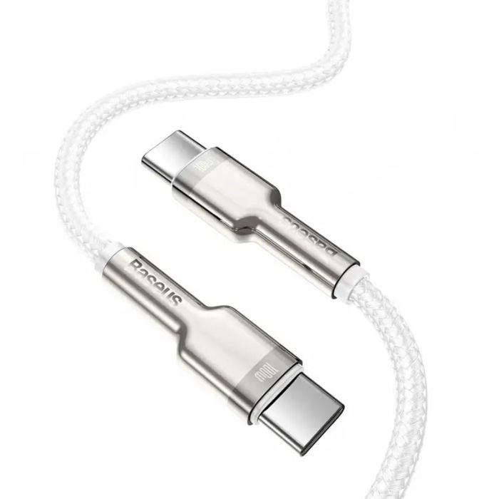 Дата кабель Baseus Cafule Series Metal Type-C to Type-C 100W (1m) (CATJK-C)